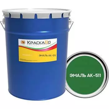Эмаль Москвичка АК-511 зеленая, 25 кг 4620105771979