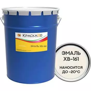 Эмаль Москвичка ХВ-161 БЕЛАЯ 25кг. 4620105772631