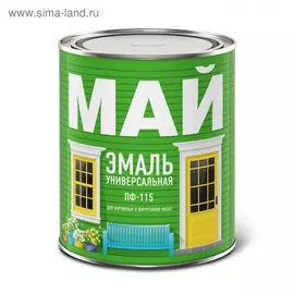 Эмаль май пф-115 , голубая 0,8кг 205332
