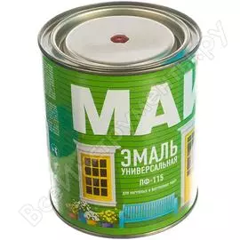 Эмаль май пф-115, красная 0,8кг 205340