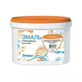 Эмаль ОПТИМИСТ глянцевая 3 кг 00-00001500