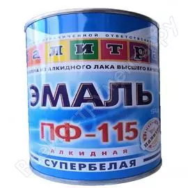 Эмаль палитра супербелая пф-115 1,9 кг 4610001257356