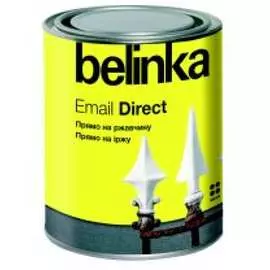 Эмаль по ржавчине belinka email direct серая 0,75 л 48082102
