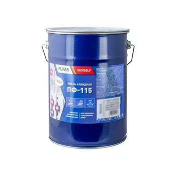 Эмаль Pufas ПФ-115 синяя Decoself (5кг=3,7л) тов-206023