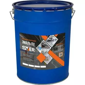 Эмаль SVER ПУ 10 кг RAL 7024 1000147