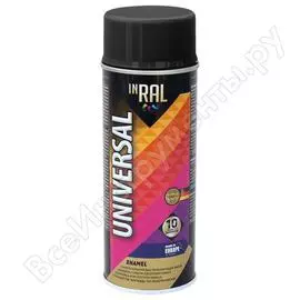 Эмаль tegra universal аэрозоль черная глянц. 400 мл ral9017 11603048