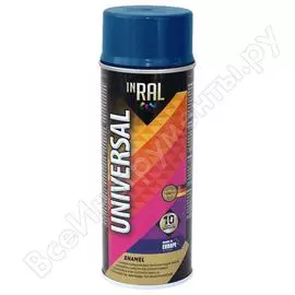 Эмаль tegra universal аэрозоль синяя 400 мл ral5010 11603060
