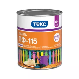 Эмаль текс универсал пф-115 коричневая 0,9 кг 19244