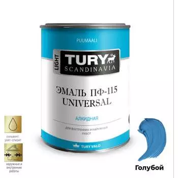 Эмаль TURY Универсал ПФ-115 2007194