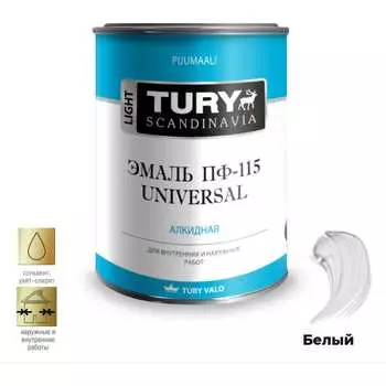 Эмаль TURY Универсал ПФ-115 2007189