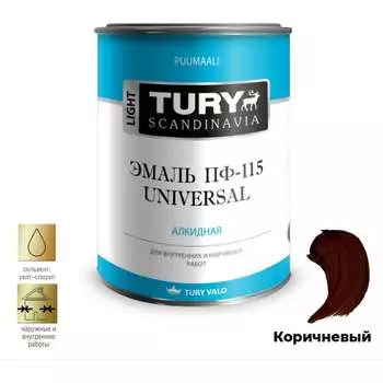Эмаль TURY Универсал ПФ-115 20008136