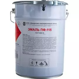 Эмаль ЗАГОРСКИЙ ЛАКОКРАСОЧНЫЙ ЗАВОД красная 5 кг ZLK05369