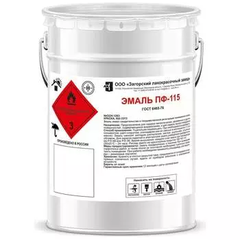 Эмаль ЗАГОРСКИЙ ЛАКОКРАСОЧНЫЙ ЗАВОД серая 5 кг ZLK05367