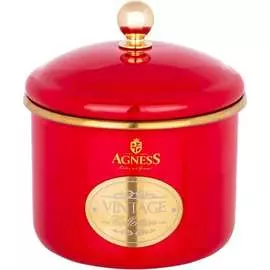 Эмалированная банка для сыпучих продуктов Agness