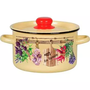 Эмалированная цилиндрическая кастрюля appetite La Specio 1с17с Specio