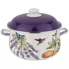 Эмалированная кастрюля Agness Прованс Лимоны 934-549