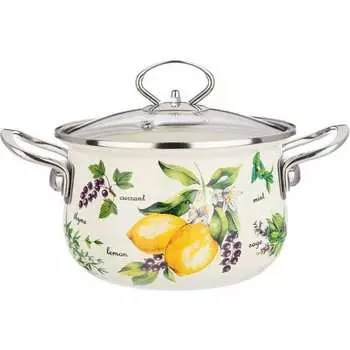 Эмалированная кастрюля Agness