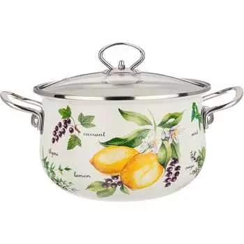 Эмалированная кастрюля Agness