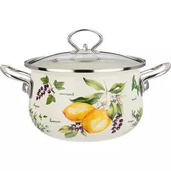 Эмалированная кастрюля Agness