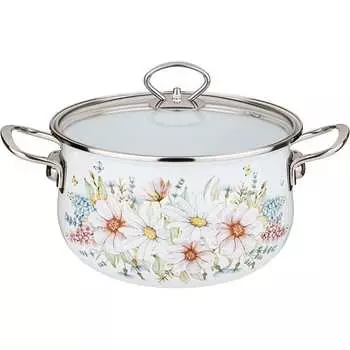 Эмалированная кастрюля Agness