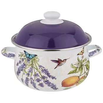 Эмалированная кастрюля Agness