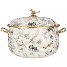 Эмалированная кастрюля подходит для индукционных плит Agness