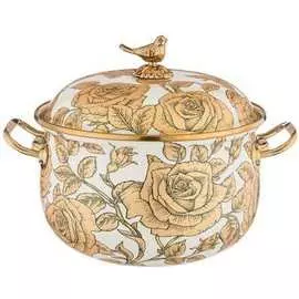 Эмалированная кастрюля подходит для индукционных плит Agness