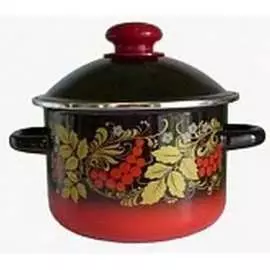 Эмалированная кастрюля Сибирские товары Рябинушка ТП473