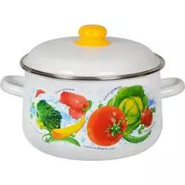 Эмалированная кастрюля СТАЛЬЭМАЛЬ