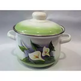 Эмалированная кастрюля СТАЛЬЭМАЛЬ