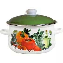 Эмалированная кастрюля СТАЛЬЭМАЛЬ