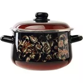 Эмалированная кастрюля СТАЛЬЭМАЛЬ