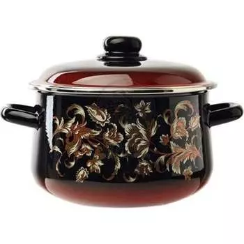 Эмалированная кастрюля СТАЛЬЭМАЛЬ