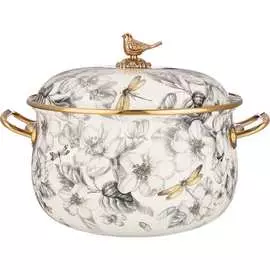 Эмалированная кованая кастрюля Agness