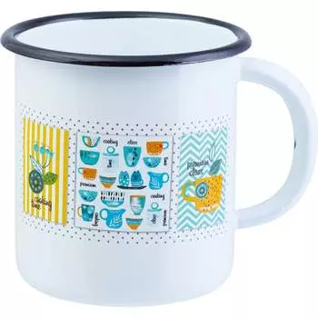 Эмалированная кружка appetite