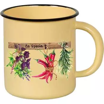 Эмалированная кружка appetite La Specio 1с3с Specio