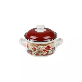 Эмалированная стальная кастрюля PERFECTO LINEA Антик 50-352138