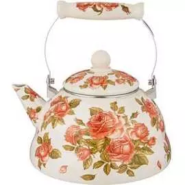 Эмалированный чайник Agness Корейская Роза 934-397