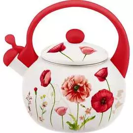 Эмалированный чайник appetite Алые маки FT7-AM