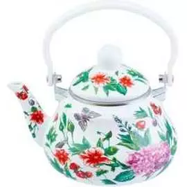 Эмалированный чайник appetite Гортензия FT11-GR