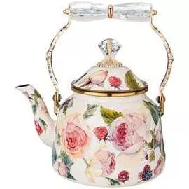 Эмалированный чайник для индукционных плит Agness