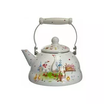 Эмалированный чайник MetaLLoni EM-301x1/73 3 л, Гуси Р1-00012989