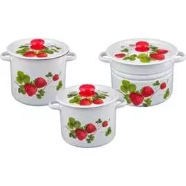 Эмалированный набор посуды Сибирские товары 17 ХП2096