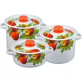 Эмалированный набор посуды Сибирские товары 16 ТБ2588