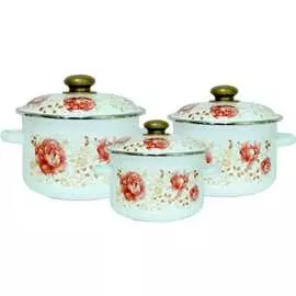 Эмалированный набор посуды Сибирские товары