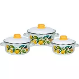 Эмалированный набор посуды СТАЛЬЭМАЛЬ