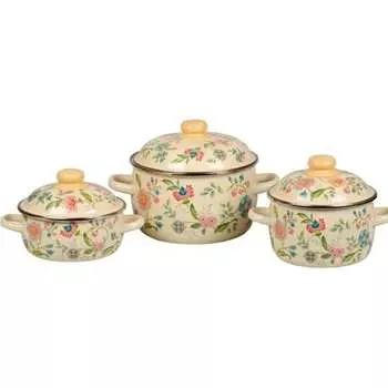 Эмалированный набор посуды СТАЛЬЭМАЛЬ