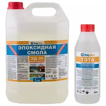 Эпоксидная смола Poly max ЭД-20 5+тэта