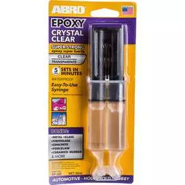 Эпоксидный клей ABRO в шприце прозрачный, 25 мл EP-300