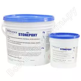 Эпоксидный клей bellinzoni stonepoxy серый/густой 4,5+1,5кг 004.210.6007